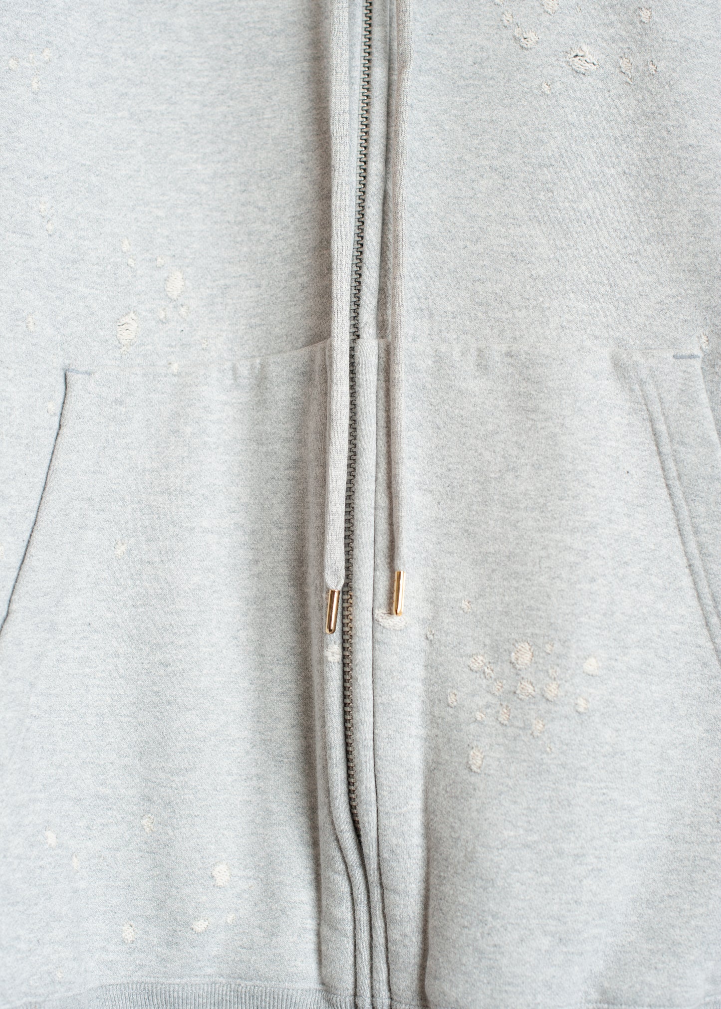 SW-SV-NGA-1003 / Velour Layered Zip up Hoodie