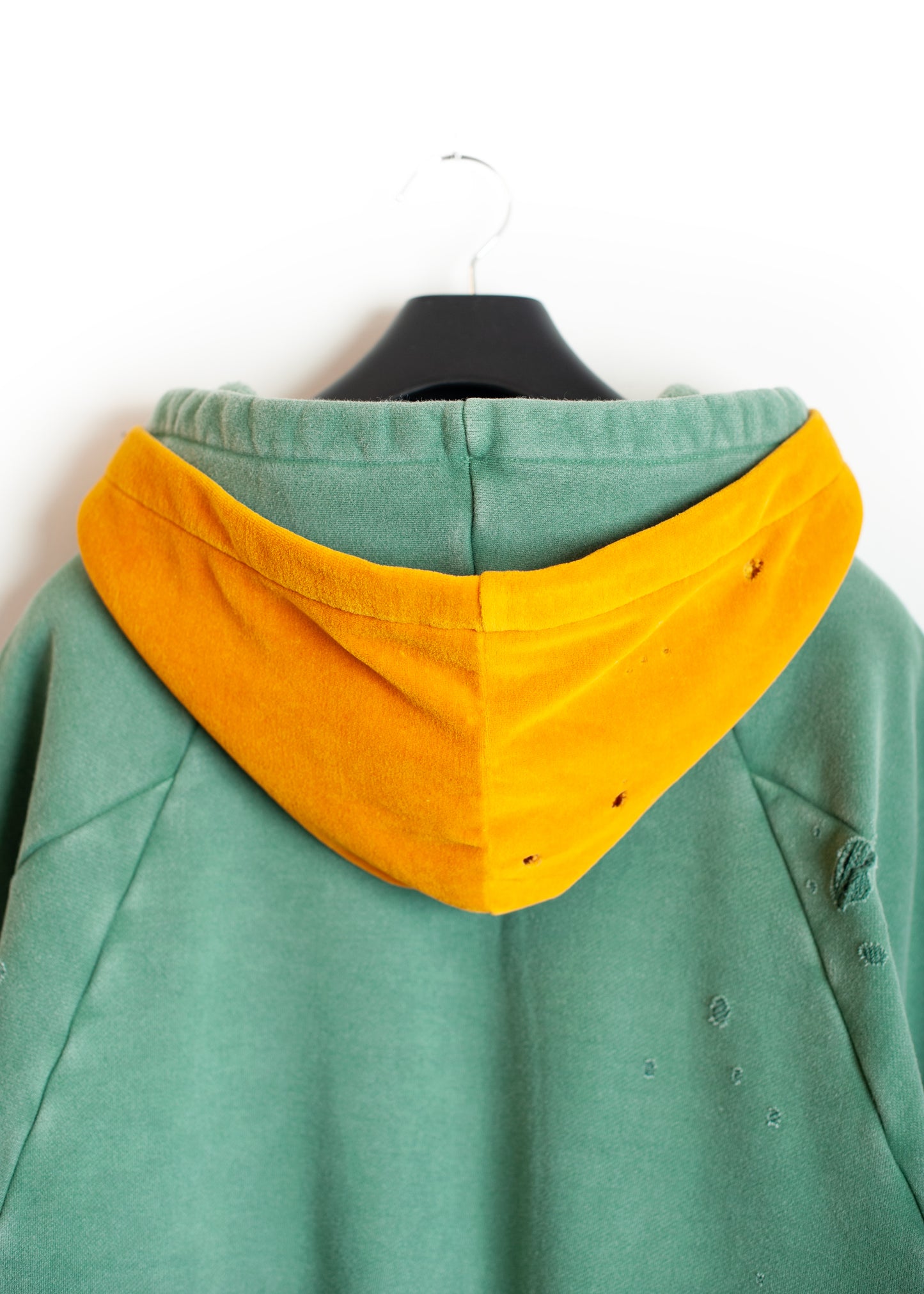 SW-SV-NGA-1003 / Velour Layered Zip up Hoodie