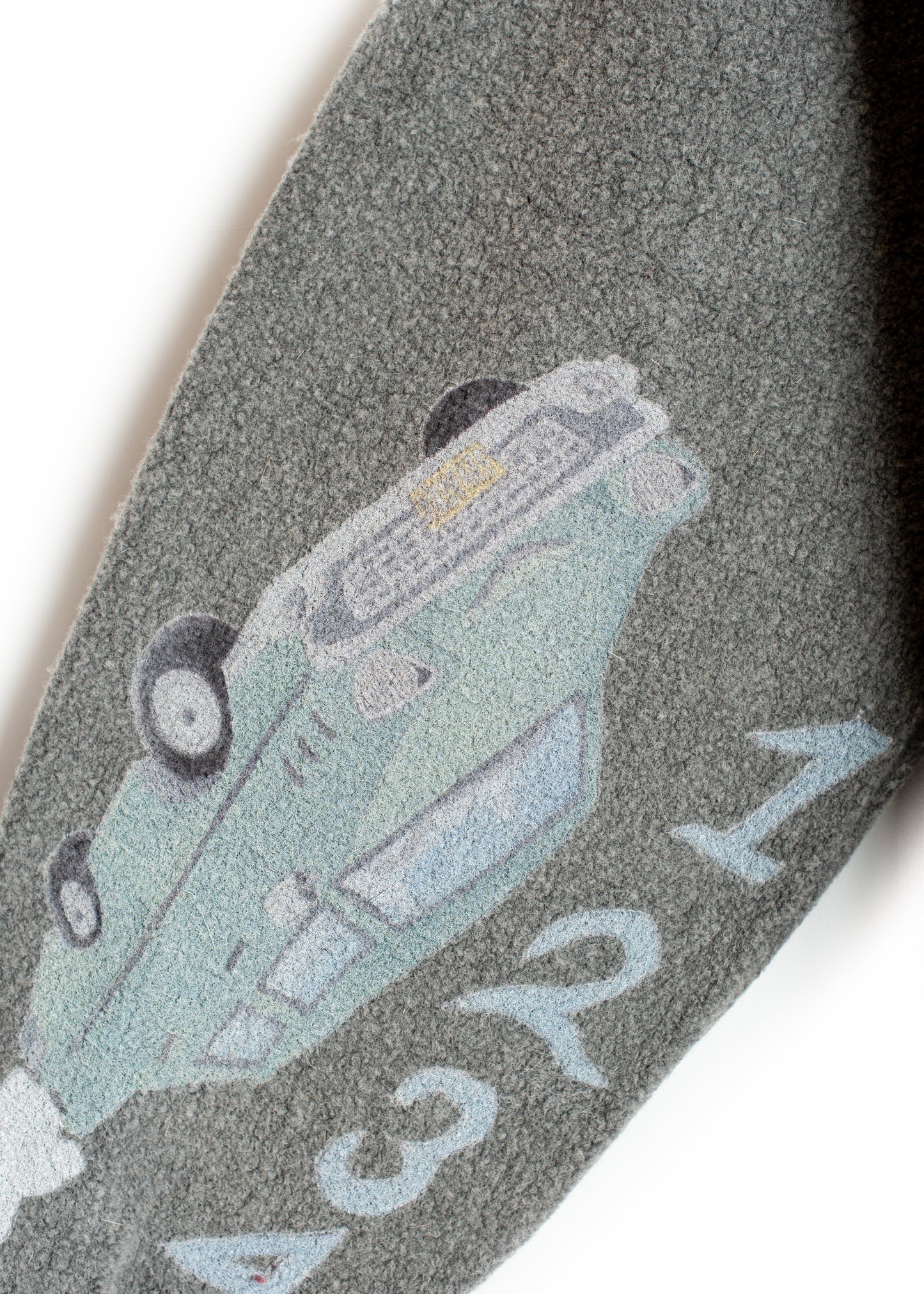 SW-SV-NGA-1007 / Graffiti Wool Sweat Shirt Ver,Ridawo