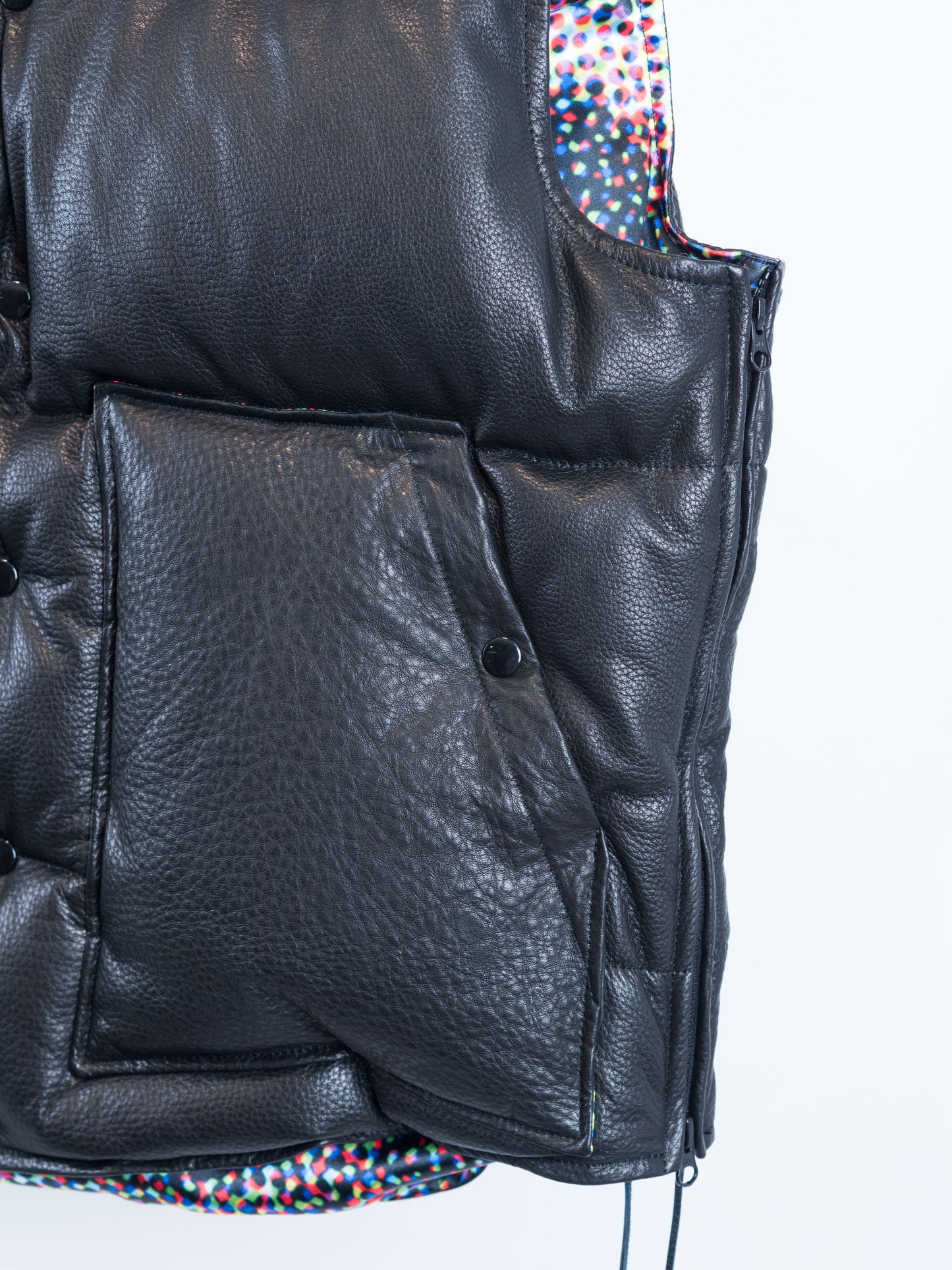 VS-SV-NYA-1001 / Japan Cow Leather Down Vest