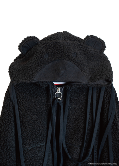 SW-SV-NRA-1004  / lain Wool Boa Pajama Zip-Up Jacket