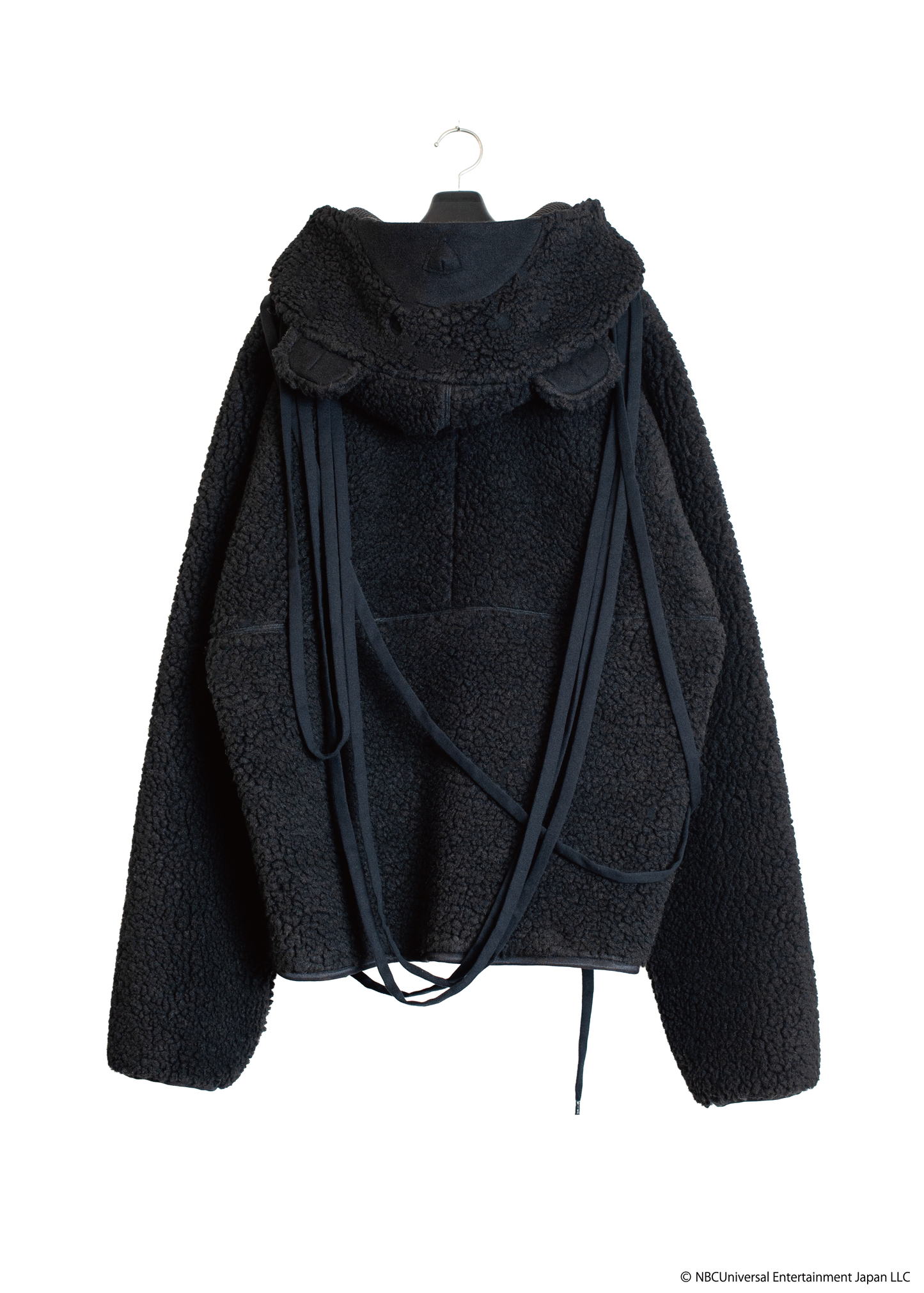 SW-SV-NRA-1004  / lain Wool Boa Pajama Zip-Up Jacket