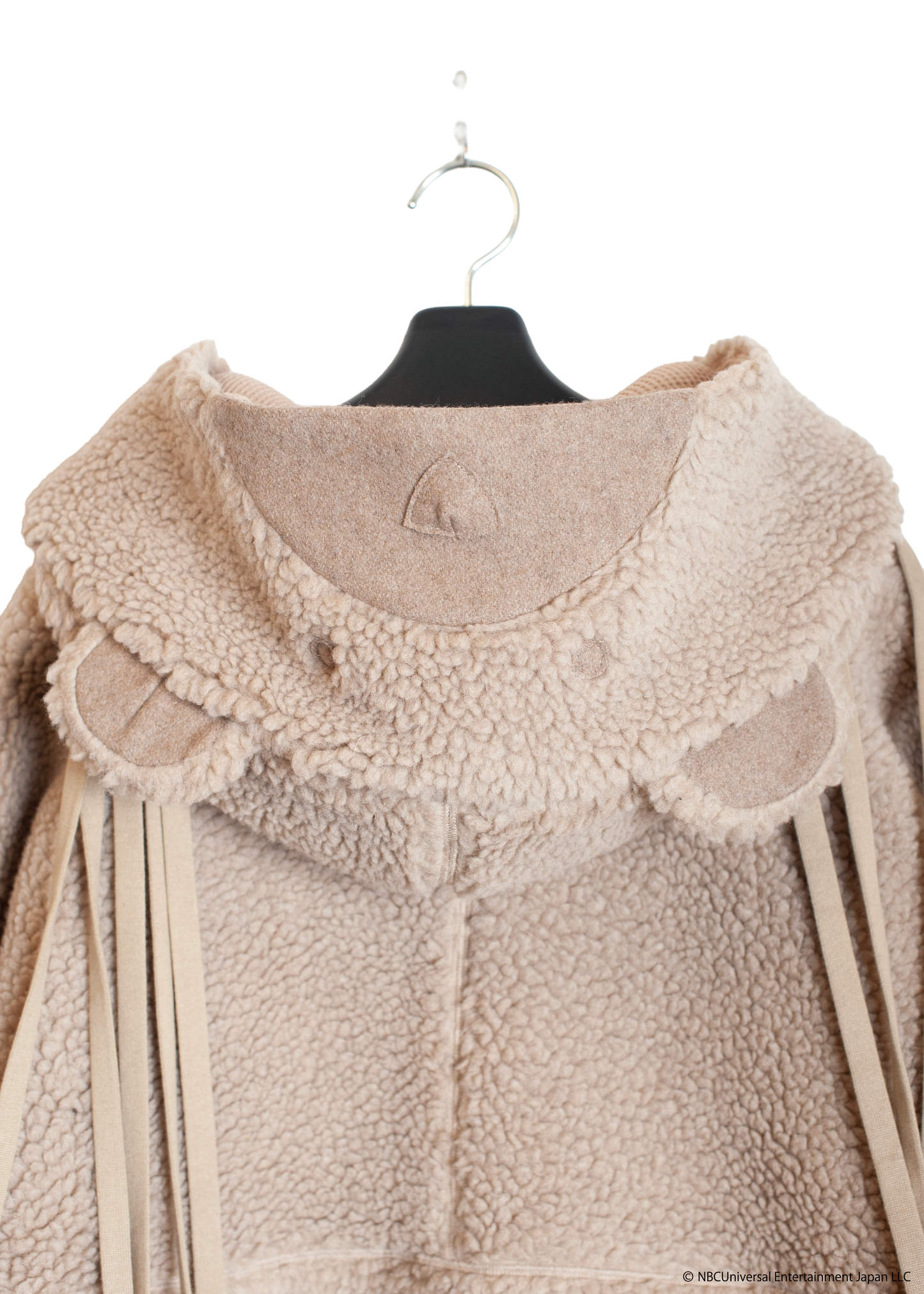 SW-SV-NRA-1004  / lain Wool Boa Pajama Zip-Up Jacket