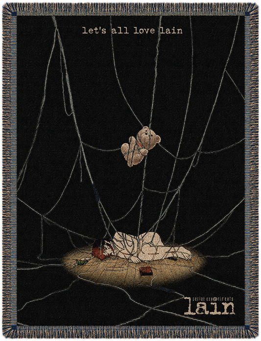 AC-SV-LN-1004 / SEV vs lain Jacquard Blanket [Made to order]