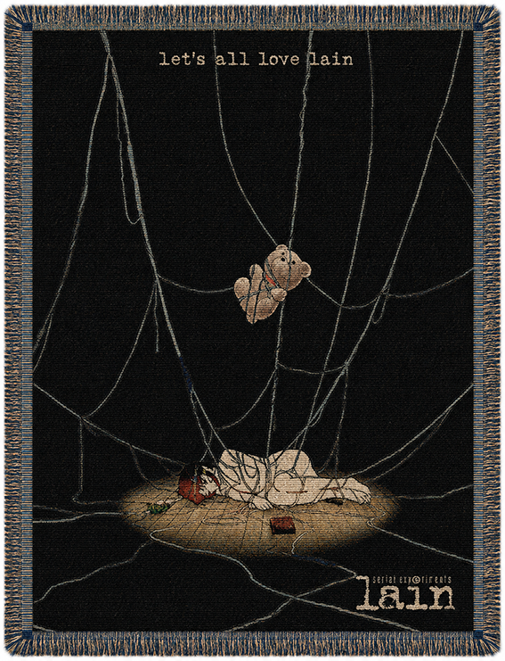 【受注生産】AC-SV-LN-1004 / SEV vs lain Jacquard Blanket デザイン2