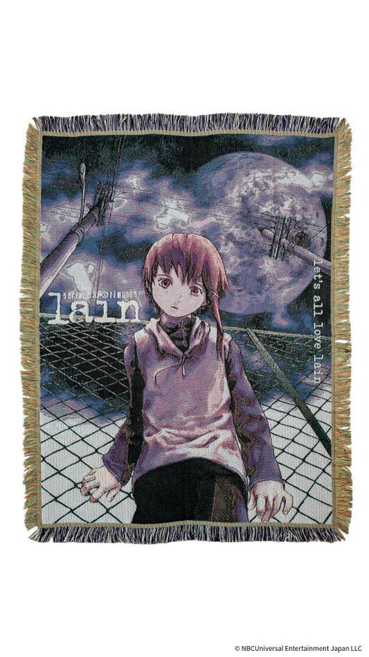 AC-SV-LN-1004 / SEV vs lain Jacquard Blanket [Made to order]