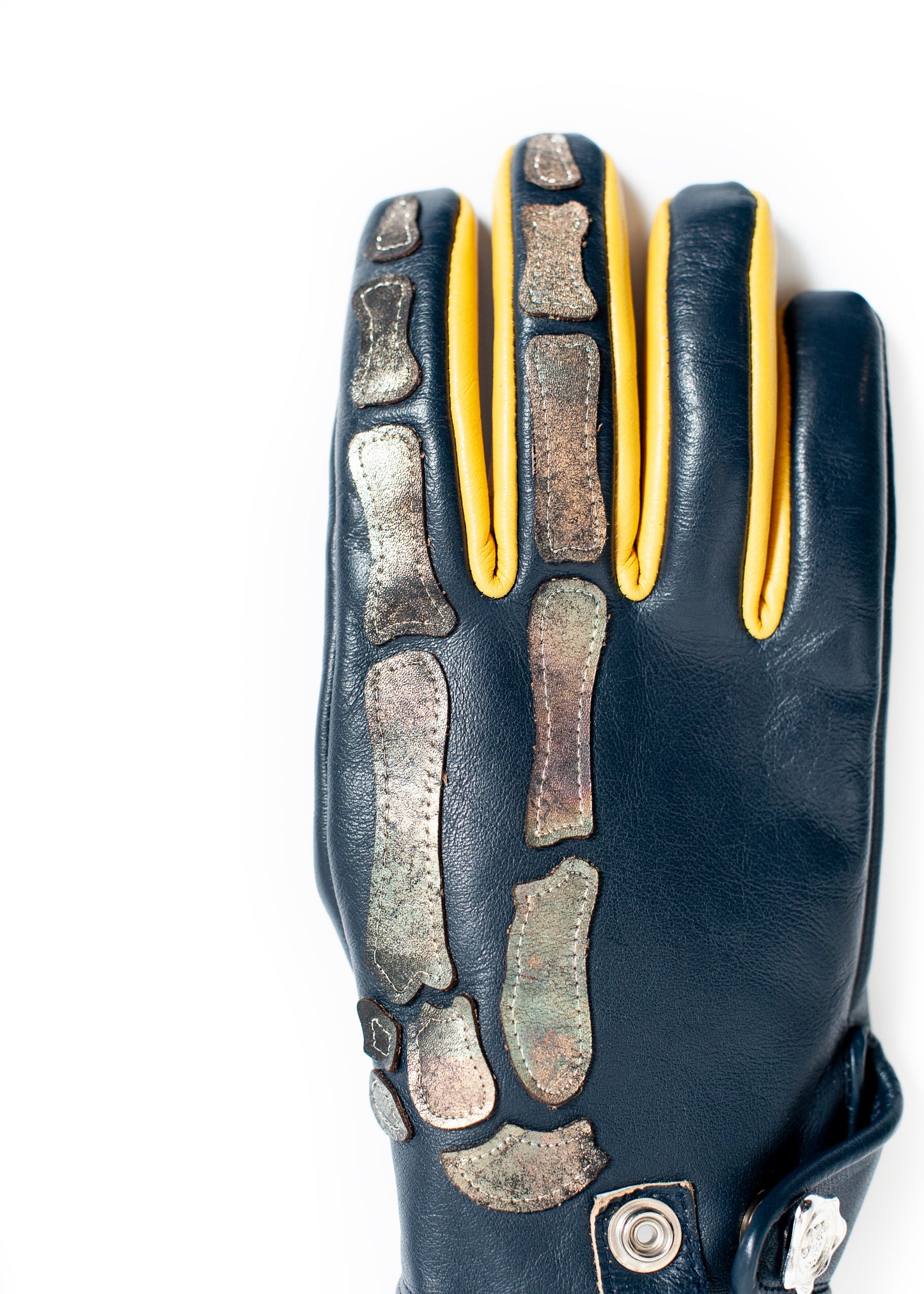 AC-SV-NGA-1005 / Cow Leather X-ray Gloves Ver,Silver