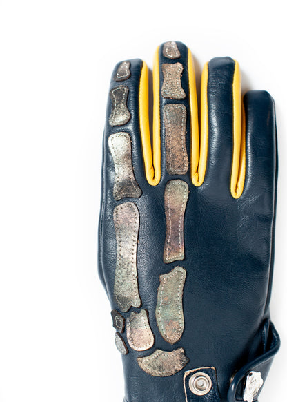 AC-SV-NGA-1005 / Cow Leather X-ray Gloves Ver,Silver