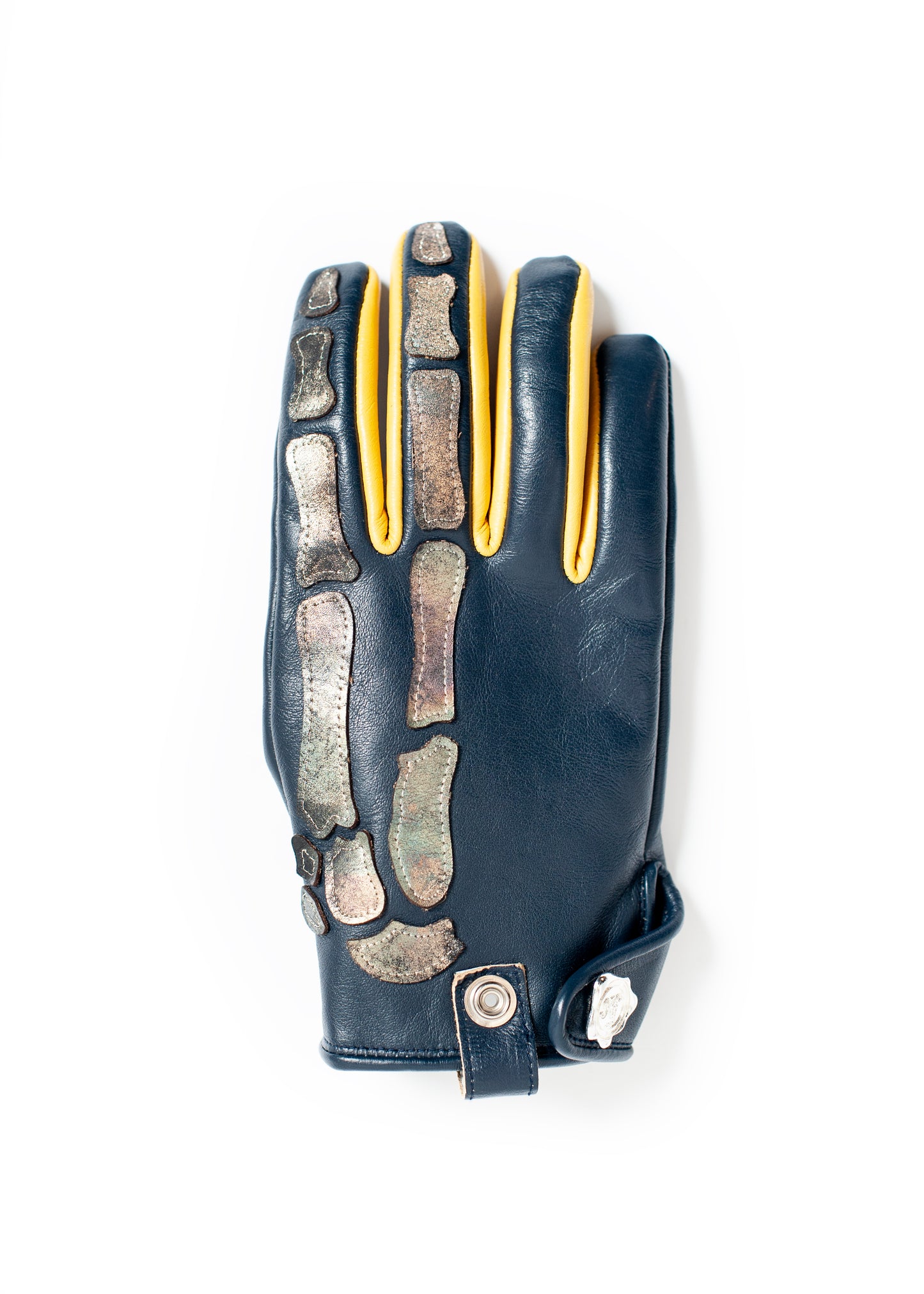 AC-SV-NGA-1005 / Cow Leather X-ray Gloves Ver,Silver