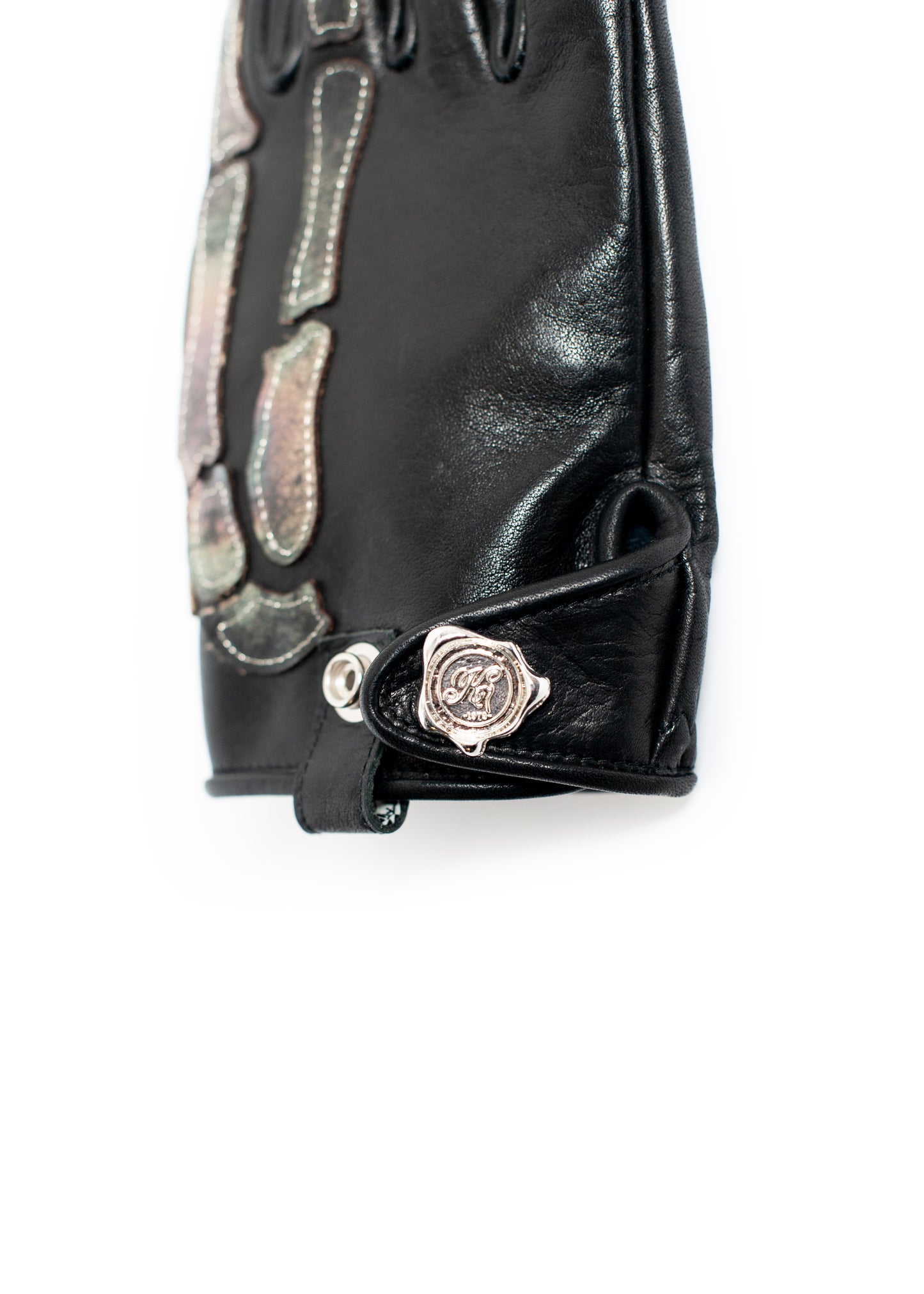 AC-SV-NGA-1005 / Cow Leather X-ray Gloves Ver,Silver