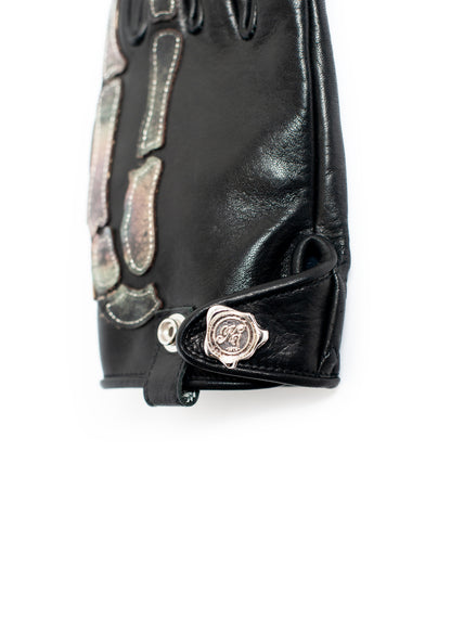 AC-SV-NGA-1005 / Cow Leather X-ray Gloves Ver,Silver