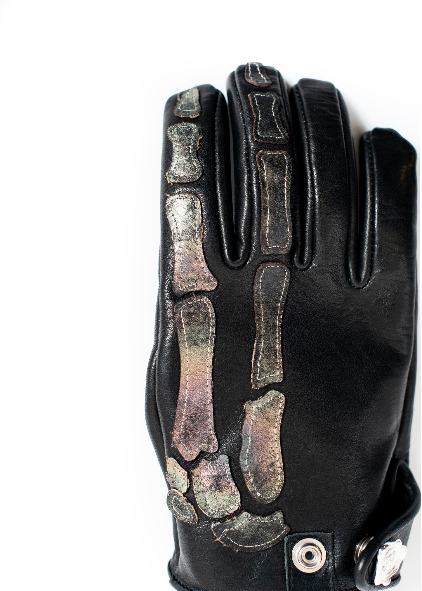 AC-SV-NGA-1005 / Cow Leather X-ray Gloves Ver,Silver