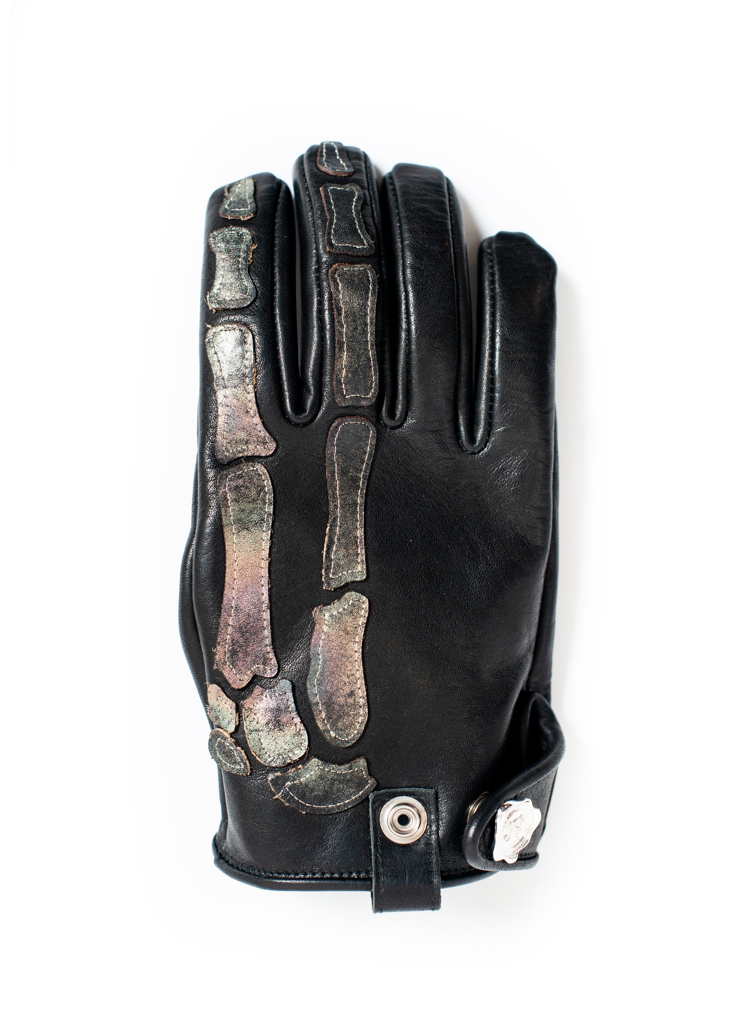 AC-SV-NGA-1005 / Cow Leather X-ray Gloves Ver,Silver