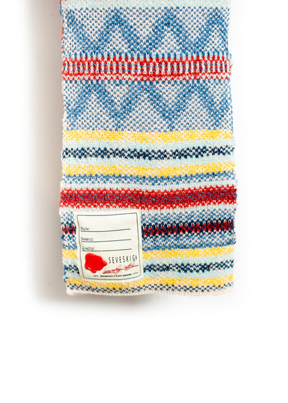 AC-SV-NGA-1007 / Frosted Isle Knit Long Scarf Hoodie