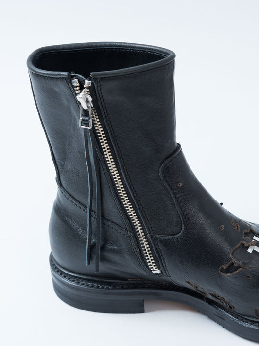 AC-SV-NYA-1007 /  Damaged Side Zip Boots Version, 'TIME THAT NEVER ENDS' Collaboration KIDS LOVE GAITE