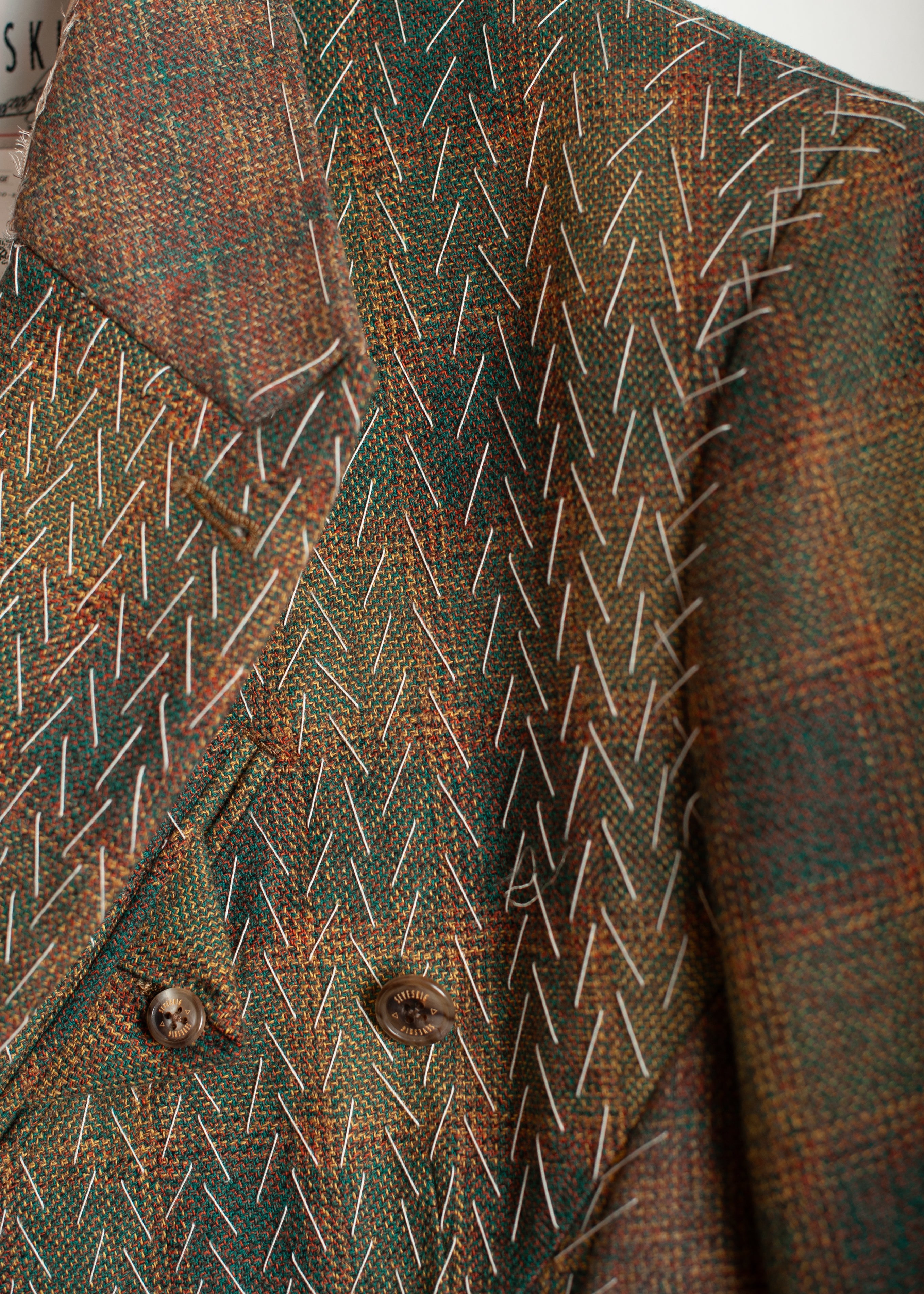 CO-SV-NGA-1001 / Threadwork Tweed Coat – SEVESKIG