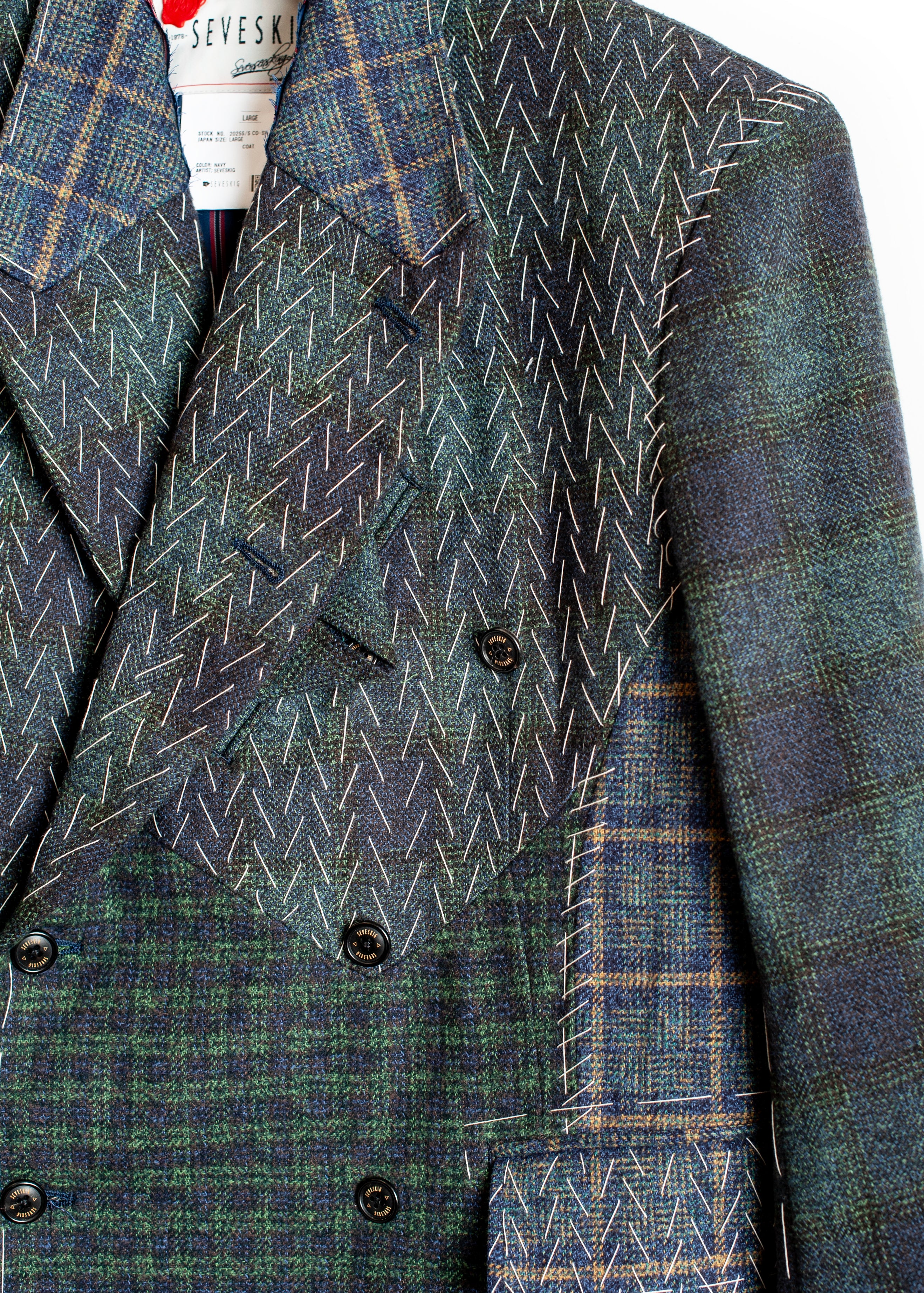 CO-SV-NGA-1001 / Threadwork Tweed Coat – SEVESKIG