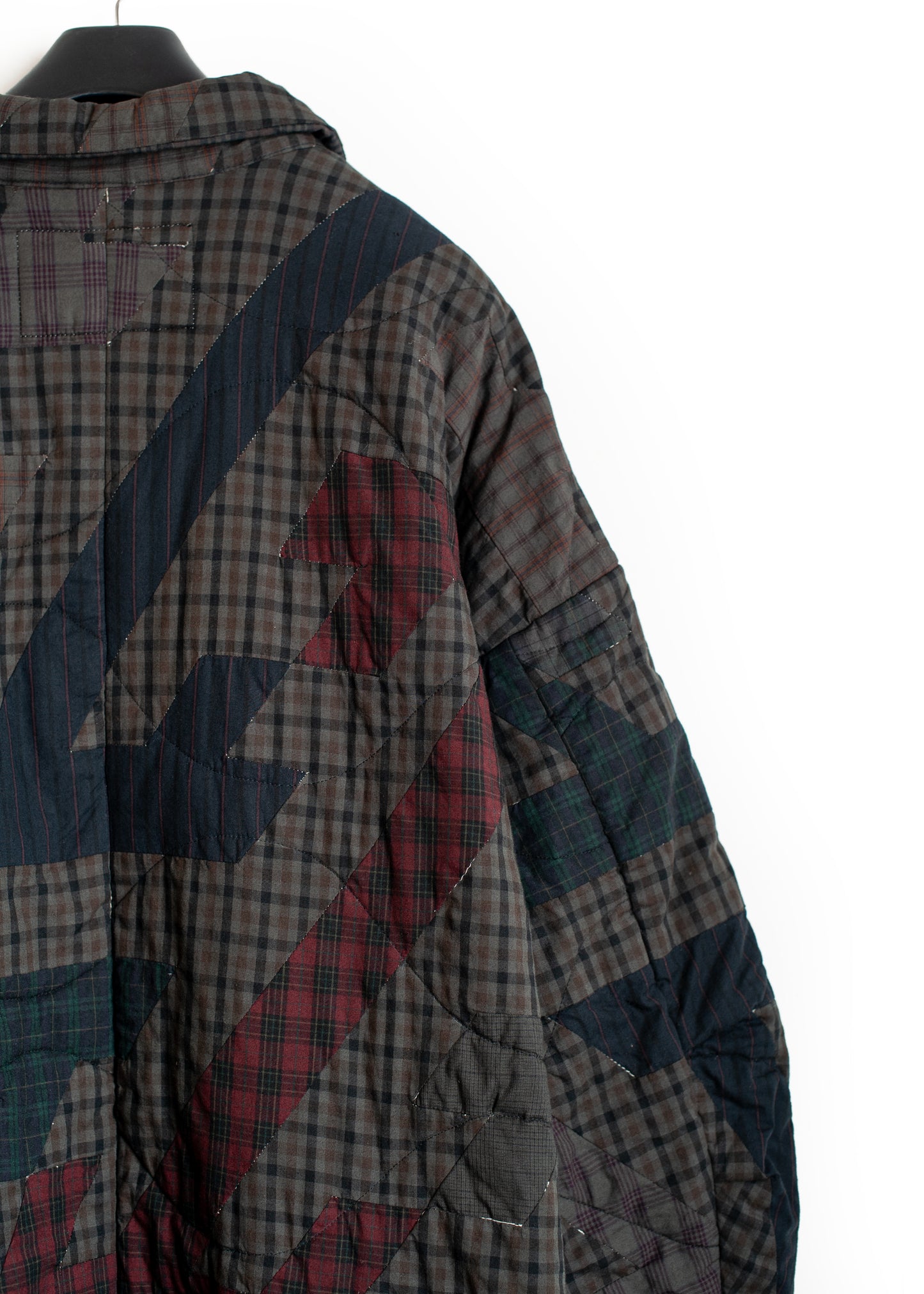 CO-SV-NGA-1004 / Geometrics of Luck Patchwork Coat
