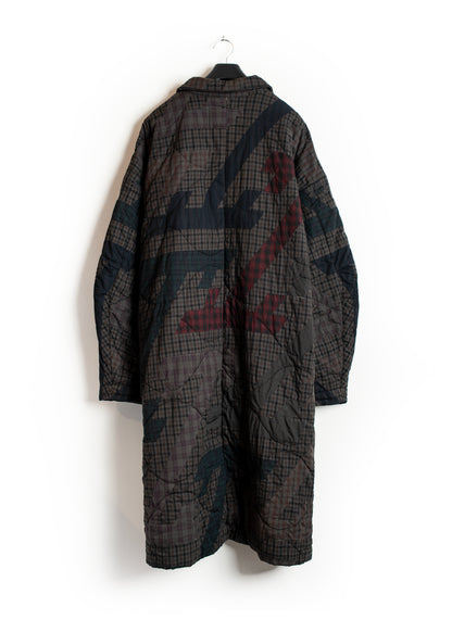 CO-SV-NGA-1004 / Geometrics of Luck Patchwork Coat