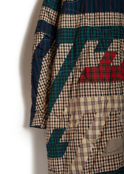CO-SV-NGA-1004 / Geometrics of Luck Patchwork Coat