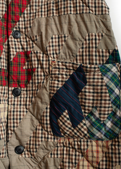 CO-SV-NGA-1004 / Geometrics of Luck Patchwork Coat