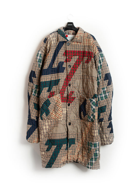 CO-SV-NGA-1004 / Geometrics of Luck Patchwork Coat