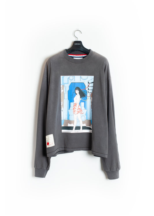 CT-SV-NGA-1004 / Nostalgic Girl RZ01 L/SL Tee Ver,Hisashi Eguchi