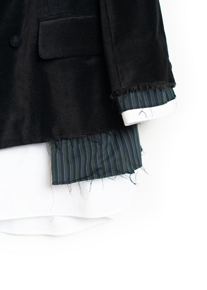 JK-SV-NGA-1001 / Velvet Strata Jacket