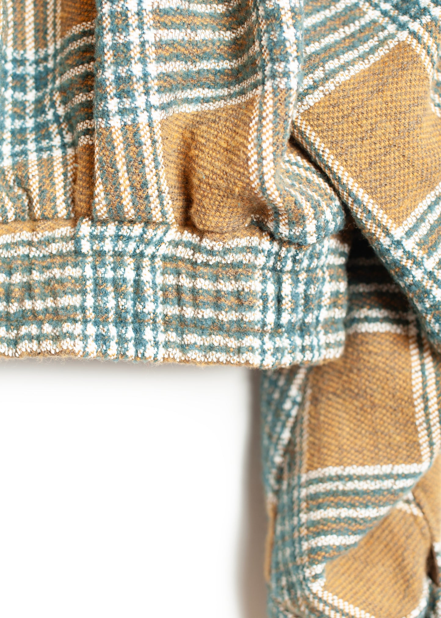JK-SV-NGA-1009 / Tweed Plaid Swing Jacket