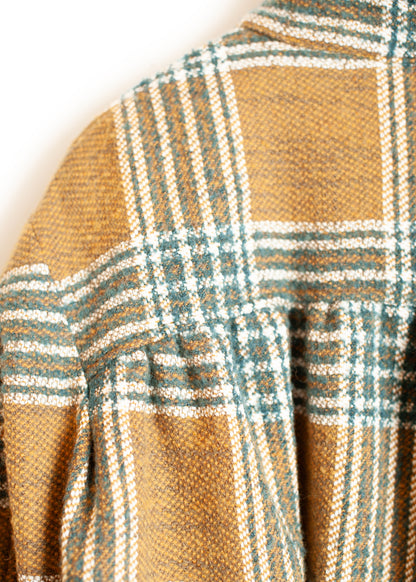 JK-SV-NGA-1009 / Tweed Plaid Swing Jacket