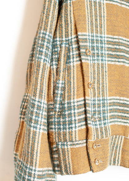 JK-SV-NGA-1009 / Tweed Plaid Swing Jacket