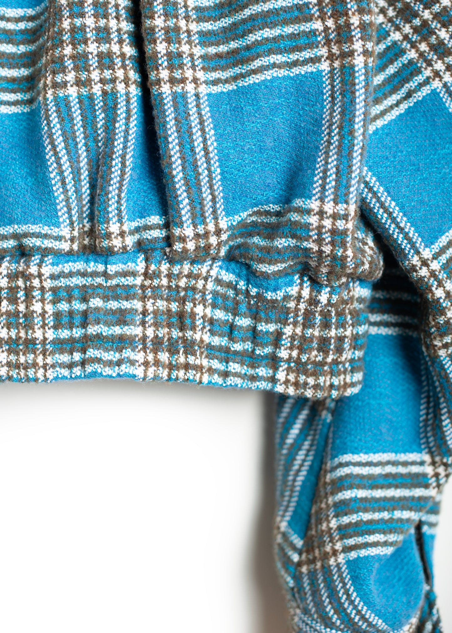 JK-SV-NGA-1009 / Tweed Plaid Swing Jacket