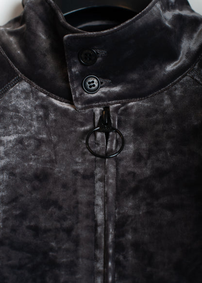 JK-SV-NGA-1010 / Velour Patch Swing Jacket