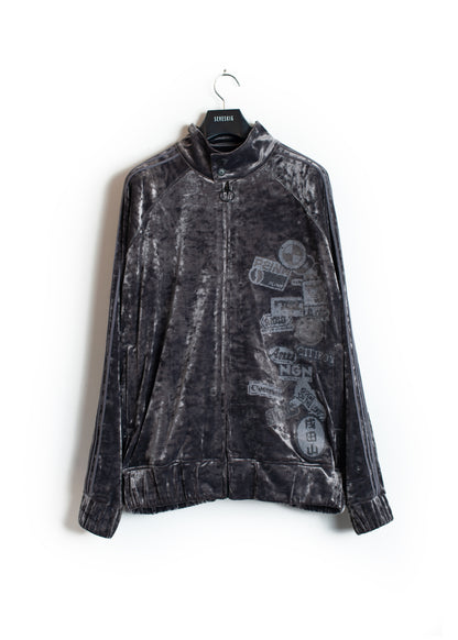 JK-SV-NGA-1010 / Velour Patch Swing Jacket