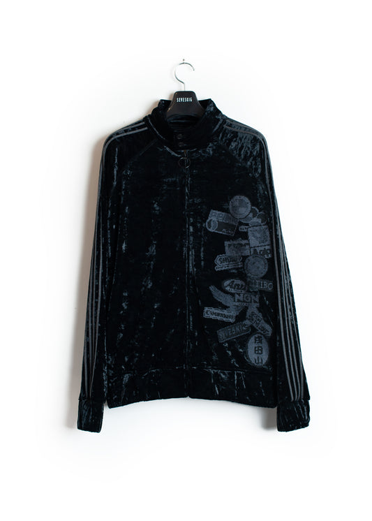 JK-SV-NGA-1010 / Velour Patch Swing Jacket