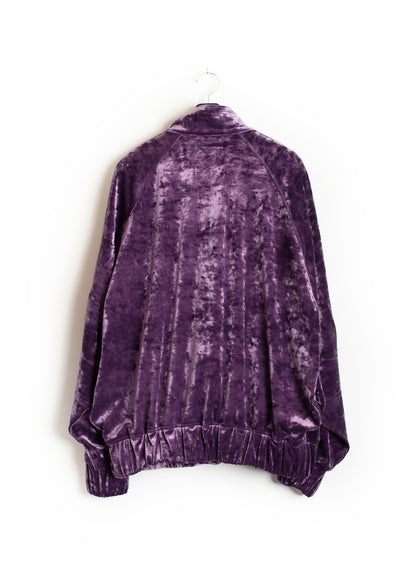 JK-SV-NGA-1010 / Velour Patch Swing Jacket