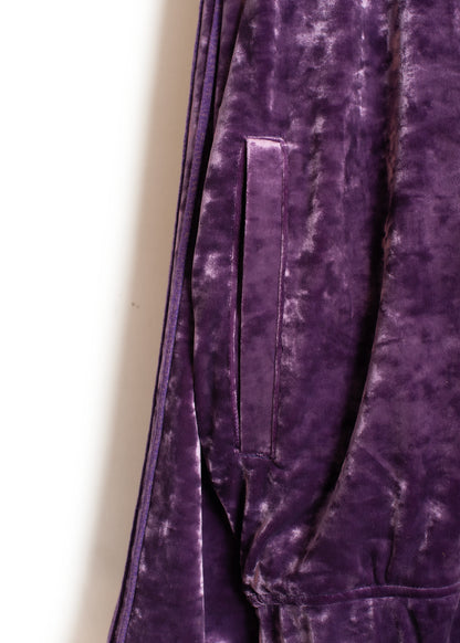 JK-SV-NGA-1010 / Velour Patch Swing Jacket