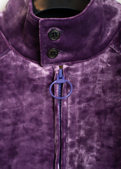 JK-SV-NGA-1010 / Velour Patch Swing Jacket