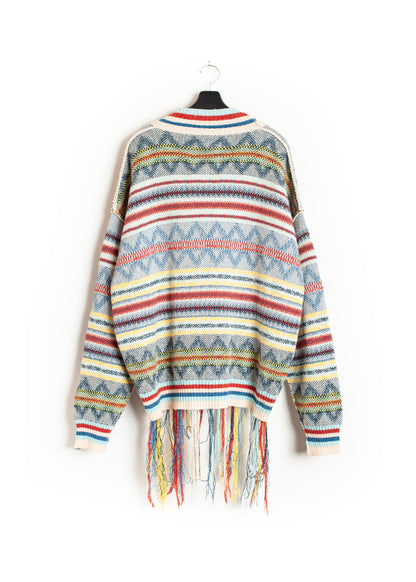 KN-SV-NGA-1003 / Frosted Isle Knit Cardigan