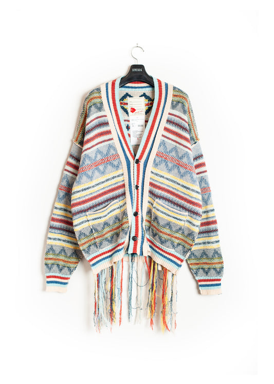 KN-SV-NGA-1003 / Frosted Isle Knit Cardigan