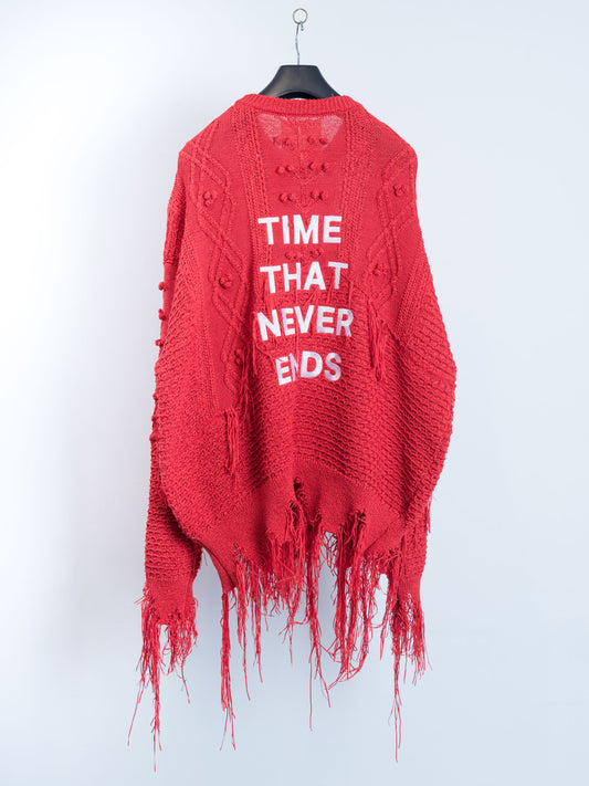 KN-SV-NYA-1004 / Melting Cable Knit Pullover