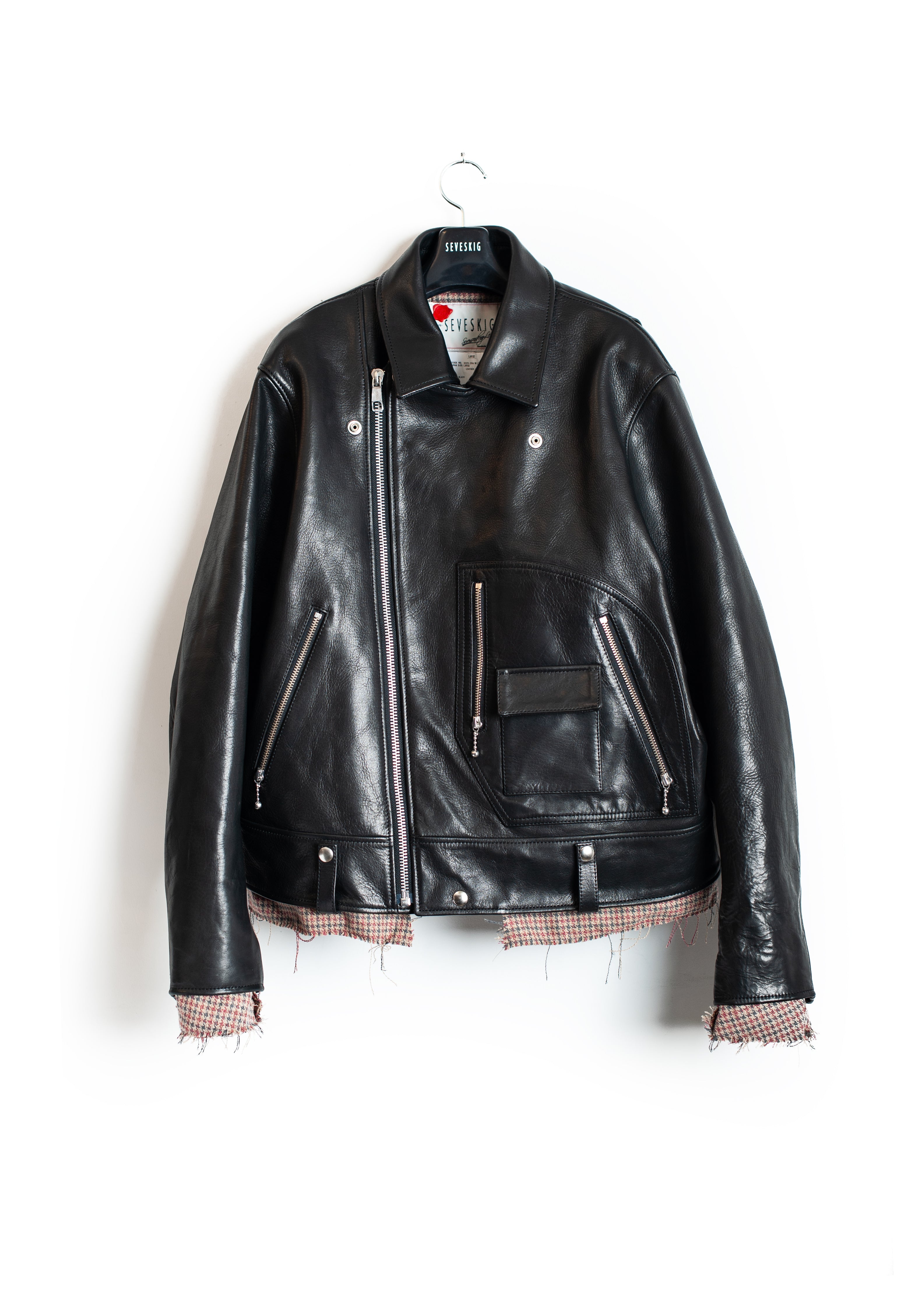 LT-SV-NGA-1003 / Cow Leather D-Pocket Riders – SEVESKIG