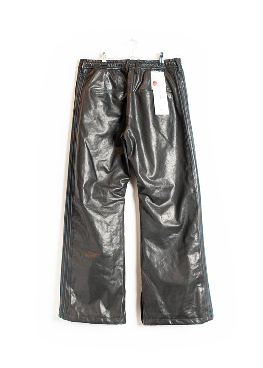 PT-SV-NGA-1001 / Wide Track Cow Leather Pants