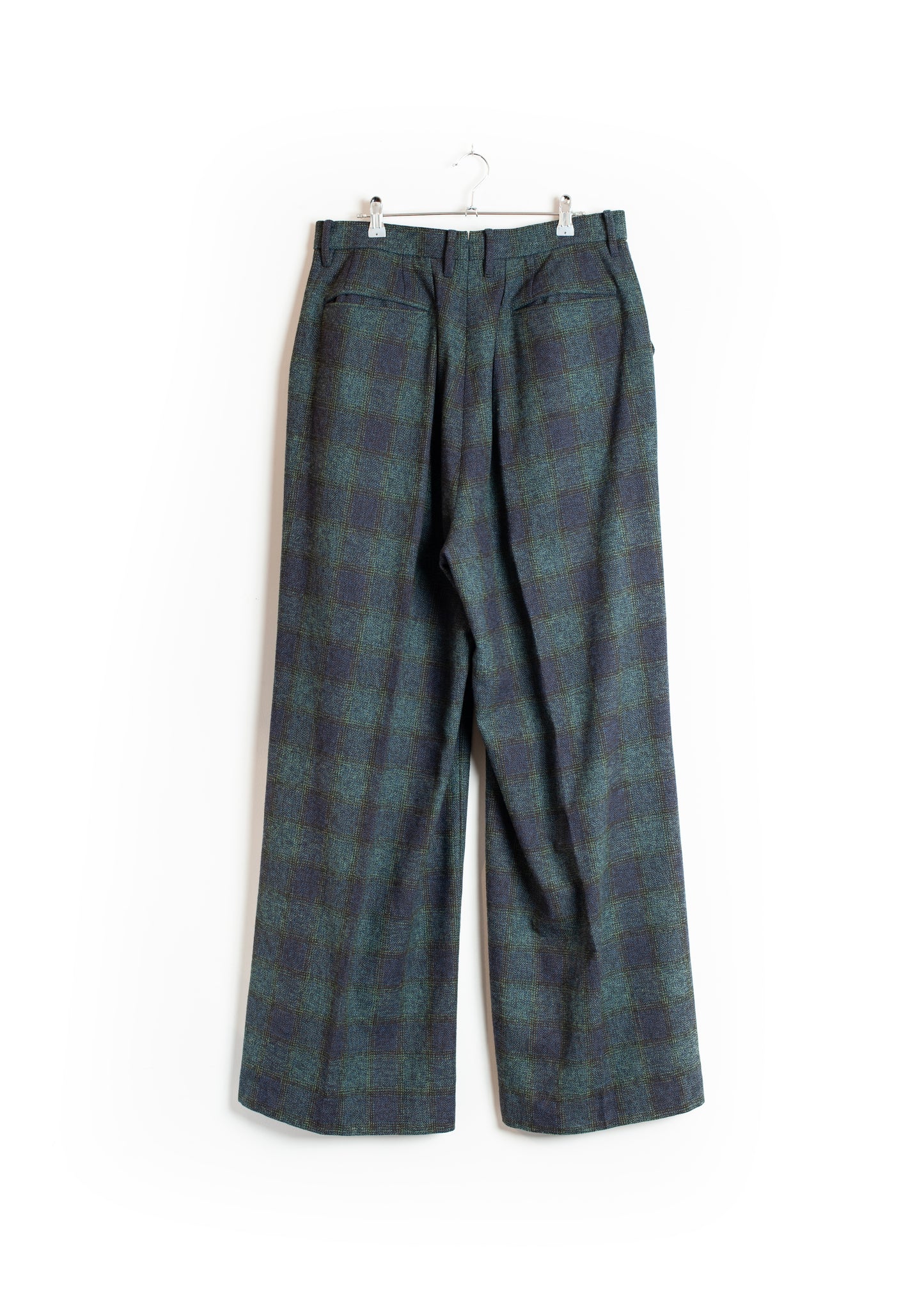 PT-SV-NGA-1007/Rustic Tweed Wide Trousers