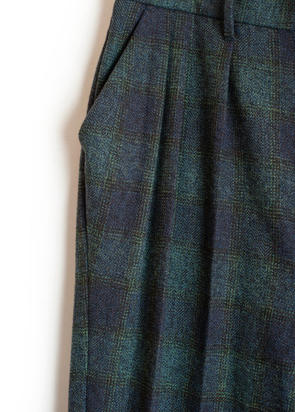 PT-SV-NGA-1007/Rustic Tweed Wide Trousers