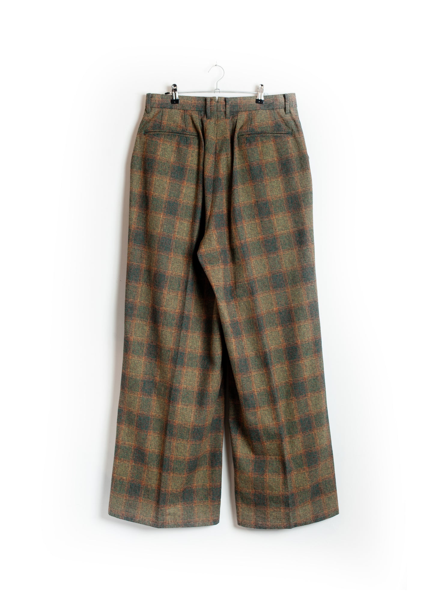PT-SV-NGA-1007/Rustic Tweed Wide Trousers