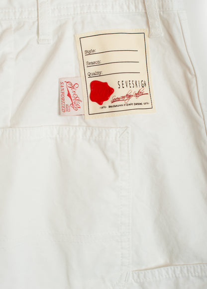 PT-SV-NGA-1010/Classic Double-Knee Painter Wide Pants