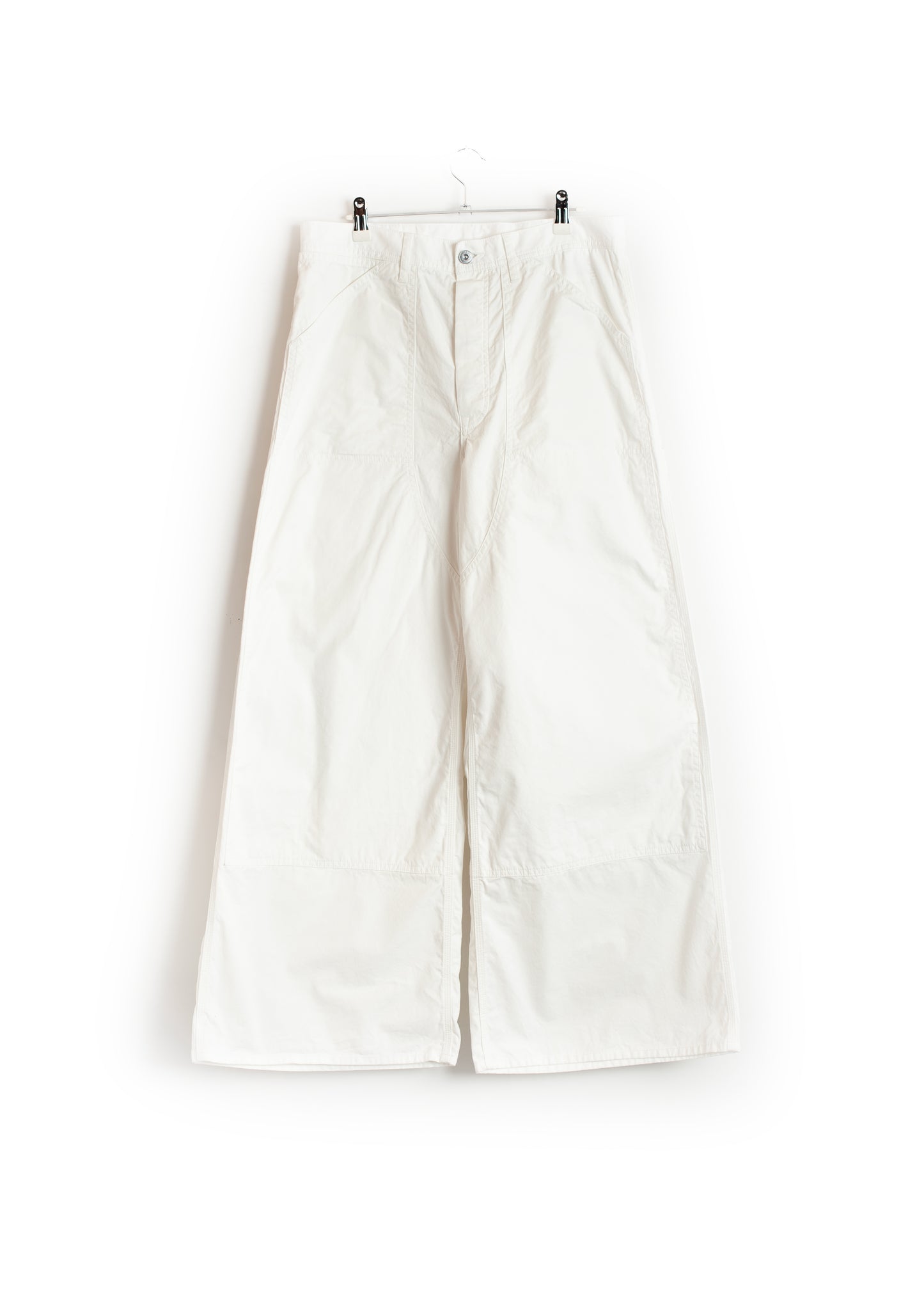 PT-SV-NGA-1010/Classic Double-Knee Painter Wide Pants