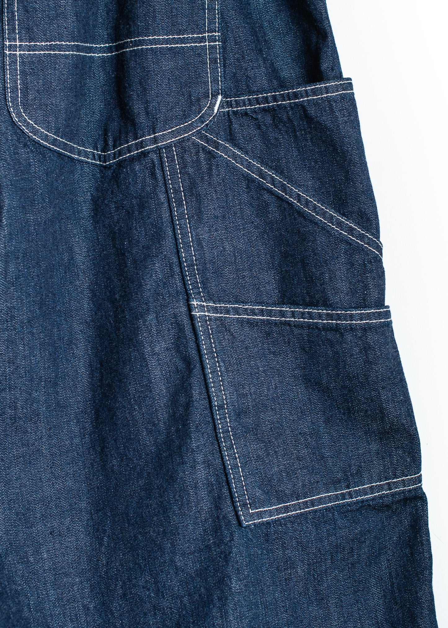PT-SV-NGA-1010/Classic Double-Knee Painter Wide Pants