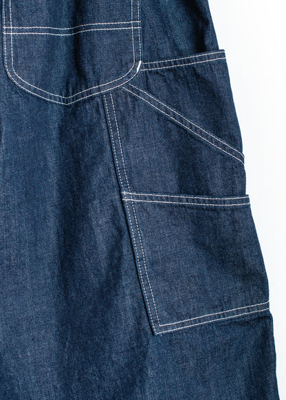 PT-SV-NGA-1010/Classic Double-Knee Painter Wide Pants